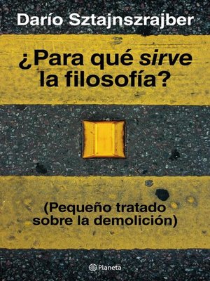 cover image of ¿Para qué sirve la filosofía?